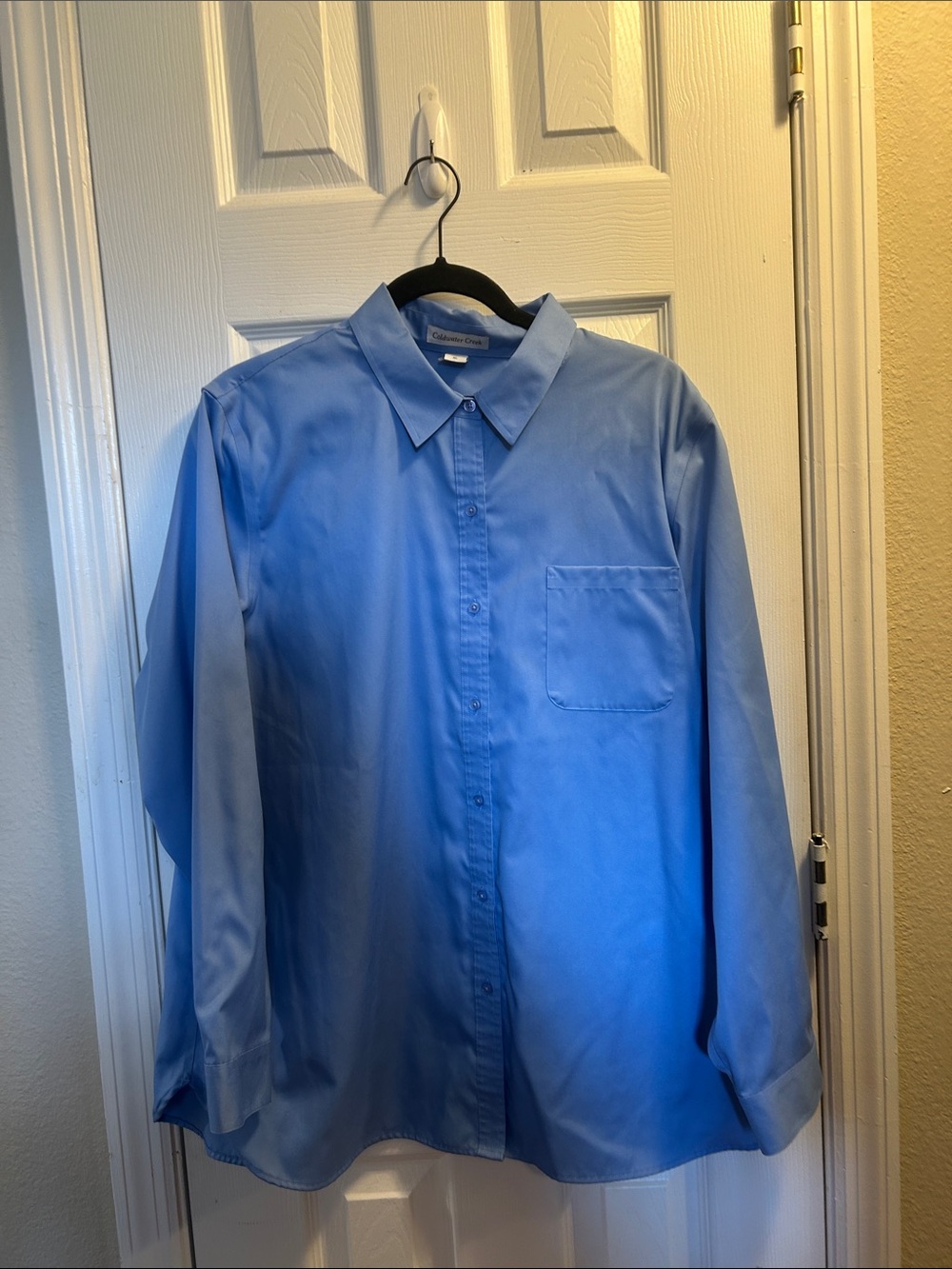 Coldwater Creek Light Blue Button-Down Women's Shirt
